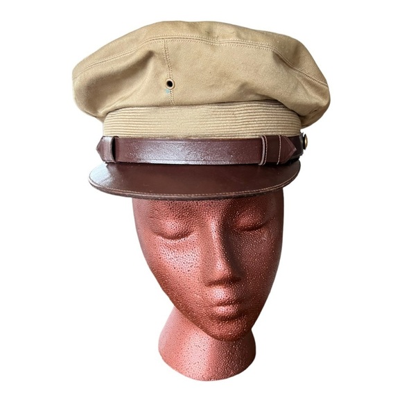 1949 US ARMY UNIFORM VISOR HAT CRUSHER STYLE CAP - Picture 2 of 7